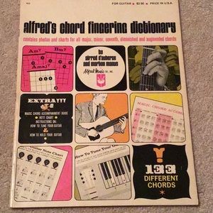 Alfreds chord fingering dictionary for guitar